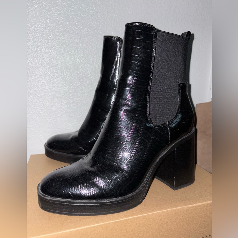 Level Up Croc Healed Boot — by NastyGal - Picture 5 of 9